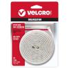 imageVELCRO Brand 5 Ft x 34 In  Black Tape Roll with Adhesive  Cut Strips to Length  Sticky Back Hook and Loop Fasteners  Perfect for Home Office or ClassroomWhite