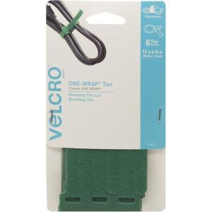 imageVELCRO Brand ONEWRAP Ties  Cable Management Wires ampamp Cords  Self Gripping Cable Ties Reusable  5 Ct  8quot x 12quot  MulticolorGreen
