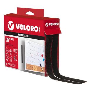 imageVELCRO Brand Sticky Back Roll  Classroom and Office Organization  Black 15ft x 34in Roll of Tape