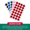 imageVELCRO Brand Dots with Adhesive  140 Sets 5 Colors  Red Blue Pink Green Black  Teacher Must Haves for Classroom  Perfect for Arts and Crafts Office Organization  58quot Sticky Back CirclesMultiColor