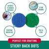 imageVELCRO Brand Dots with Adhesive  140 Sets 5 Colors  Red Blue Pink Green Black  Teacher Must Haves for Classroom  Perfect for Arts and Crafts Office Organization  58quot Sticky Back CirclesMultiColor