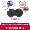 imageVELCRO Brand Dots with Adhesive  250pk White  Small 12 Inch Circles  Sticky Back Round Dots for Secure Mounting in Office School or Home VEL30867AMSBlack
