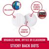 imageVELCRO Brand Dots with Adhesive  250pk White  Small 12 Inch Circles  Sticky Back Round Dots for Secure Mounting in Office School or Home VEL30867AMSWhite