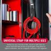 imageVELCRO Brand EASY HANG Magnet Strap Holds 10lbs Create Storage Space on Metal Surfaces such as Cabinets Tool Boxes Refrigerators and Shelves Hang Tools Extension Cords Hoses Medium 16in x 1inLarge 24in x 125in
