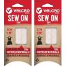 imageVELCRO Brand ECO Collection Tapes Sew On Tape for Clothes and Fabrics  Non Adhesive Cut Strips to Custom Length for Sewing  15ft x 34in Roll BlackWhite