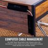 imageVELCRO Brand Mountable Cable Management Sleeve  Cord Hider Mounts on Walls or Desk  Pefect Wire Organizer for Home or Office  Removable Damage Free Adhesive  12in White 2pk 12in  2PkBlack
