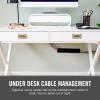 imageVELCRO Brand Mountable Cable Management Sleeve  Cord Hider Mounts on Walls or Desk  Pefect Wire Organizer for Home or Office  Removable Damage Free Adhesive  12in White 2pk 12in  2PkBlack