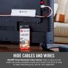 imageVELCRO Brand Mountable Cable Management Sleeve  Cord Hider Mounts on Walls or Desk  Pefect Wire Organizer for Home or Office  Removable Damage Free Adhesive  12in White 2pk 12in  2PkWhite