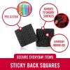 imageVELCRO Brand Mounting Squares  200pk 78quot White  Adhesive Sticky Back Hook and Loop for Teacher Supplies Office Organization 30705Black