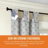 imageVELCRO Brand Sew On Strong Strips  8 Sets Black  25in x 1inWhite