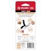 imageVELCRO Brand Sleek and Thin Stick On Tape for Fabrics  24in x 34in White Soft on Skin Ultra Light  Adhesive Back No Sewing NeededBlack