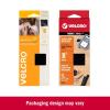 imageVELCRO Brand Sleek and Thin Stick On Tape for Fabrics  24in x 34in White Soft on Skin Ultra Light  Adhesive Back No Sewing NeededBlack