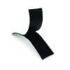 imageVELCRO Brand Sleek and Thin Stick On Tape for Fabrics  24in x 34in White Soft on Skin Ultra Light  Adhesive Back No Sewing NeededBlack