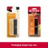 imageVELCRO Brand Sleek and Thin Stick On Tape for Fabrics  24in x 34in White Soft on Skin Ultra Light  Adhesive Back No Sewing NeededBlack
