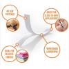 imageVELCRO Brand Sleek and Thin Stick On Tape for Fabrics  24in x 34in White Soft on Skin Ultra Light  Adhesive Back No Sewing NeededWhite