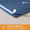 imageVELCRO Brand Sticky Back for Fabrics 10 Ft Bulk Roll No Sew Tape with Adhesive Cut Strips to Length Peel and Stick Bond to Clothing for Hemming Replace Zippers and Snaps BlackWhite