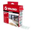 imageVELCRO Brand Dots with Adhesive White  200 Pk  34quot Circles  Sticky Back Round Hook and Loop Closures for Organizing Arts and Crafts School Projects 91824 200PkCoins