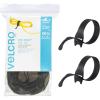 imageVELCRO Brand ONEWRAP Cable Ties 100Pk 8 x 12quot Black Cord Organization Straps Thin PreCut Design Wire Management for Organizing Home Office and Data CentersBlack