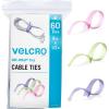 imageVELCRO Brand Pastel Cable Ties Heavy Duty Reusable60Pc Bright Colors Bulk Pack8 x 12quot ONEWRAP Straps Wire Management Perfect for Crafts or Office Supply Bundling for Home Classroom or WorksiteBright Colors