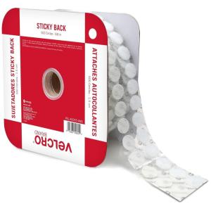 imageVELCRO Brand Dots with Adhesive  250pk White  Small 12 Inch Circles  Sticky Back Round Dots for Secure Mounting in Office School or Home VEL30867AMSWhite