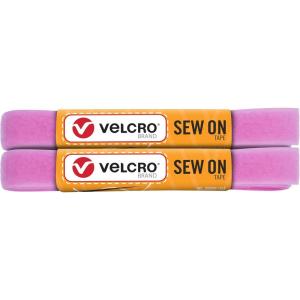 imageVELCRO Brand Sew on Tape 15ft x 34 in Variety Pack 7 Colors for Fabrics Clothing and Crafts Substitute for Snaps and Buttons Cut Strips to LengthPink