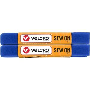 imageVELCRO Brand Sew on Tape 15ft x 34 in Variety Pack 7 Colors for Fabrics Clothing and Crafts Substitute for Snaps and Buttons Cut Strips to LengthRoyal Blue