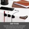 imageVELCRO Brand Cord Keepers  Soft Nylon Cable Clips Organize Wires in Home Office Desk or Nightstand  Removable Adhesive Back Holds Secure Removes Clean  10pk BlackBlack