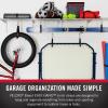 imageVELCRO Brand Garage Organization Easy Hang Cinch Strap Medium Holds 250 pounds 24in x 114in Black VEL30802USA24in x 114in