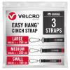 imageVELCRO Brand Garage Organization Easy Hang Cinch Strap Medium Holds 250 pounds 24in x 114in Black VEL30802USA3 Sizes SML 1 Each