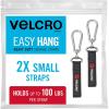 imageVELCRO Brand VEL30687USA Easy Hang Heavy Duty Garage or Laundry Room Organization and Storage Strap Medium2Pk Black2pk Small Holds 100lbs