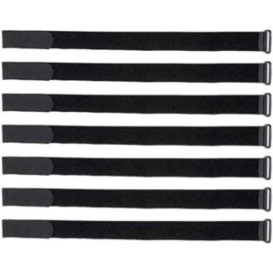 imageVELCRO Brand Bulk Pack 12 Reusable Fastening Cable Straps with Buckle Variety Sizes 8quot12quot18quot MultiPurpose Cinch Strap VEL30100AMS12 in x 1 in