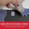 imageVELCRO Brand Clear Dots with Adhesive Square  200pk 78quot Mounting Squares  Double Sided Tape for Office Classroom Teacher Must Haves  Thin Low Profile  VEL40021USA