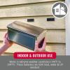 imageVELCRO Brand Extreme Lock Mounting Squares  Built to Withstand Harsh Weather  Attach Electronic Devices Lighting and Signage Outdoors  6 Sets SnapLock Fasteners Black 1Inch3 x 1 inch strips  4 sets