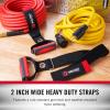 imageVELCRO Brand Heavy Duty Carrying Strap with Handle  Holds 100 Pounds  Extension Cord Storage Easily Transport or Hang Garden Hoses  Durable Garage Organization  Medium Wraps 55 Inch DiameterLarge  Wraps 75 Inch Diameter