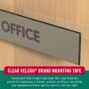 imageVELCRO Brand Thin Clear Dots with Adhesive  200Pk  34quot Circles  For Crafting School Projects Home and Office Organization  Low Profile DesignTape