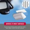imageVELCRO Brand Toll Tag Adhesive Mounting Squares Mount Transponders on Car Windshield 16 Sets Extreme Lock Snap Fasteners 1 in Water and UV Resistant with Super Strong Holding Power White6 Sets  1 in