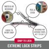 imageVELCRO Brand Toll Tag Adhesive Mounting Squares Mount Transponders on Car Windshield 16 Sets Extreme Lock Snap Fasteners 1 in Water and UV Resistant with Super Strong Holding Power White4 Sets  3 x 1 in