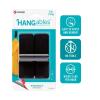 imageVELCRO Brand VEL30106USA HANGables Removable Wall Hooks  EasytoRemove Wall Fasteners  DamageFree NonPermanent Hooks for Lightweight Items  Small Holds 1 lb White 2PackBlack