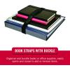imageVELCRO Brand VEL30792AMS 15 Inch Elastic Straps 4 Pack  Stretchable and Adjustable for Snug Fit  Fasten Lumber Yoga Mats Tools Camping Equipment More  Cinch with Buckle Black 15x14PK Medium 15