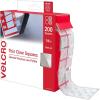 imageVELCRO Brand Clear Dots with Adhesive Square  200pk 78quot Mounting Squares  Double Sided Tape for Office Classroom Teacher Must Haves  Thin Low Profile  VEL40021USA