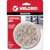 imageVELCRO Brand Dots with Adhesive  Sticky Back Round Hook and Loop Circles  58in 80 Pack  Arts and Crafts School Projects 95215W WhiteWhite