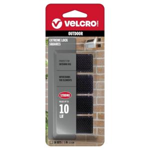 imageVELCRO Brand Extreme Lock Mounting Squares  Built to Withstand Harsh Weather  Attach Electronic Devices Lighting and Signage Outdoors  6 Sets SnapLock Fasteners Black 1Inch1 inch Squares  16Pk