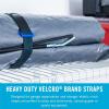 imageVELCRO Brand AllPurpose Elastic Straps Strong ampamp Reusable Perfect for Fastening Wires ampamp Organizing Cords Black Large