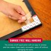 imageVELCRO Brand Damage Free Poster Hanging Strips  Removable Decorate Without Damaging Your Walls  Hang Photos Lightweight Frames Create Wall Collages  Squares 8 SetsVariety Pack  Lg
