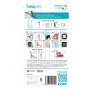 imageVELCRO Brand Damage Free Poster Hanging Strips  Removable Decorate Without Damaging Your Walls  Hang Photos Lightweight Frames Create Wall Collages  Squares 8 SetsCorners  4pk
