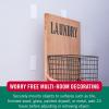 imageVELCRO Brand Damage Free Poster Hanging Strips  Removable Decorate Without Damaging Your Walls  Hang Photos Lightweight Frames Create Wall Collages  Squares 8 SetsVariety Pack  Lg