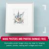 imageVELCRO Brand Damage Free Poster Hanging Strips  Removable Decorate Without Damaging Your Walls  Hang Photos Lightweight Frames Create Wall Collages  Squares 8 SetsVariety Pack  Lg