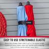 imageVELCRO Brand Easy Hang Stretch Storage Strap  Heavy Duty Holds 20lbs  Elastic Stretches 15X Length  Wrap Extension Cords Bundle Poles and Tool Handles  Medium 24quot BlackMedium 24