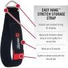 imageVELCRO Brand Easy Hang Stretch Storage Strap  Heavy Duty Holds 20lbs  Elastic Stretches 15X Length  Wrap Extension Cords Bundle Poles and Tool Handles  Medium 24quot BlackLarge 30