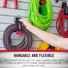 imageVELCRO Brand Easy Hang Stretch Storage Strap  Heavy Duty Holds 20lbs  Elastic Stretches 15X Length  Wrap Extension Cords Bundle Poles and Tool Handles  Medium 24quot BlackMedium 24
